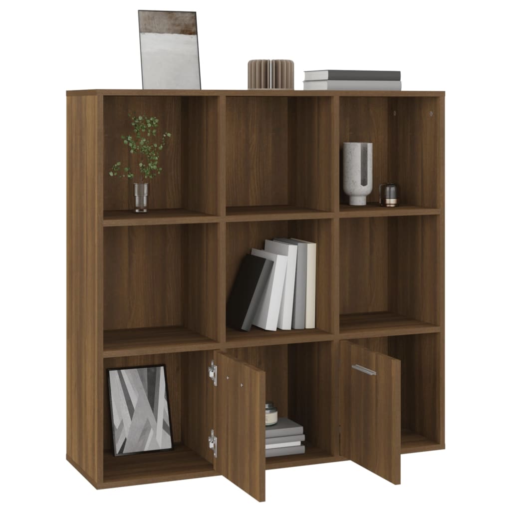 Armoire à livres Chêne marron 98x30x98 cm