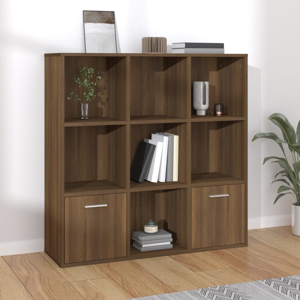 Armoire à livres Chêne marron 98x30x98 cm