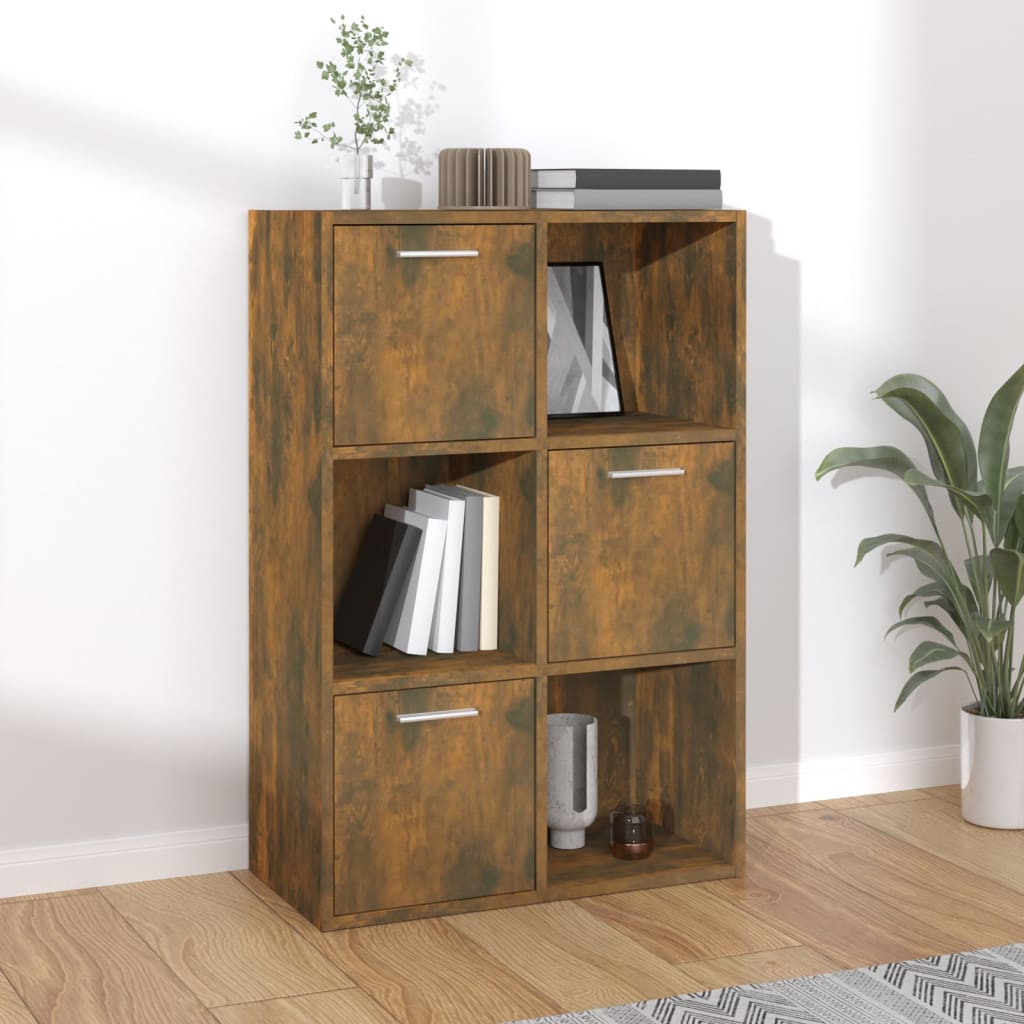 Armoire de rangement Chêne fumé 60x29,5x90 cm