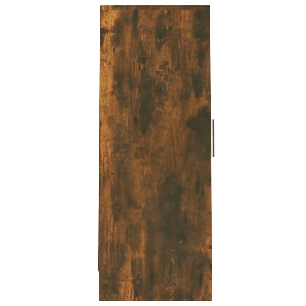 Meuble à chaussures Chêne fumé 32x35x92 cm Bois d'ingénierie