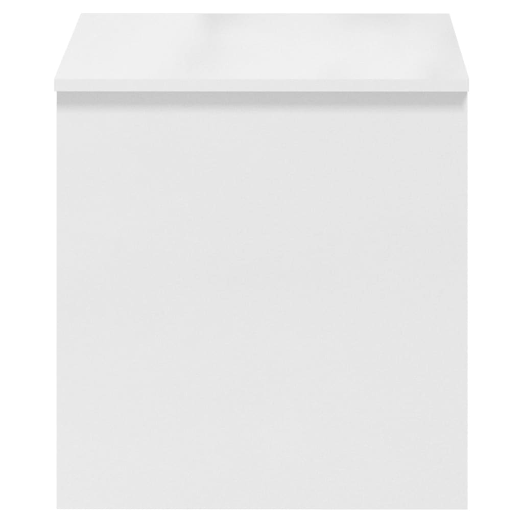 Table basse Blanc brillant 102x50,5x52,5 cm Bois d'ingénierie