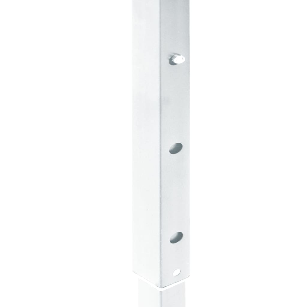 Tente de réception pliable avec parois Blanc 3x3 m