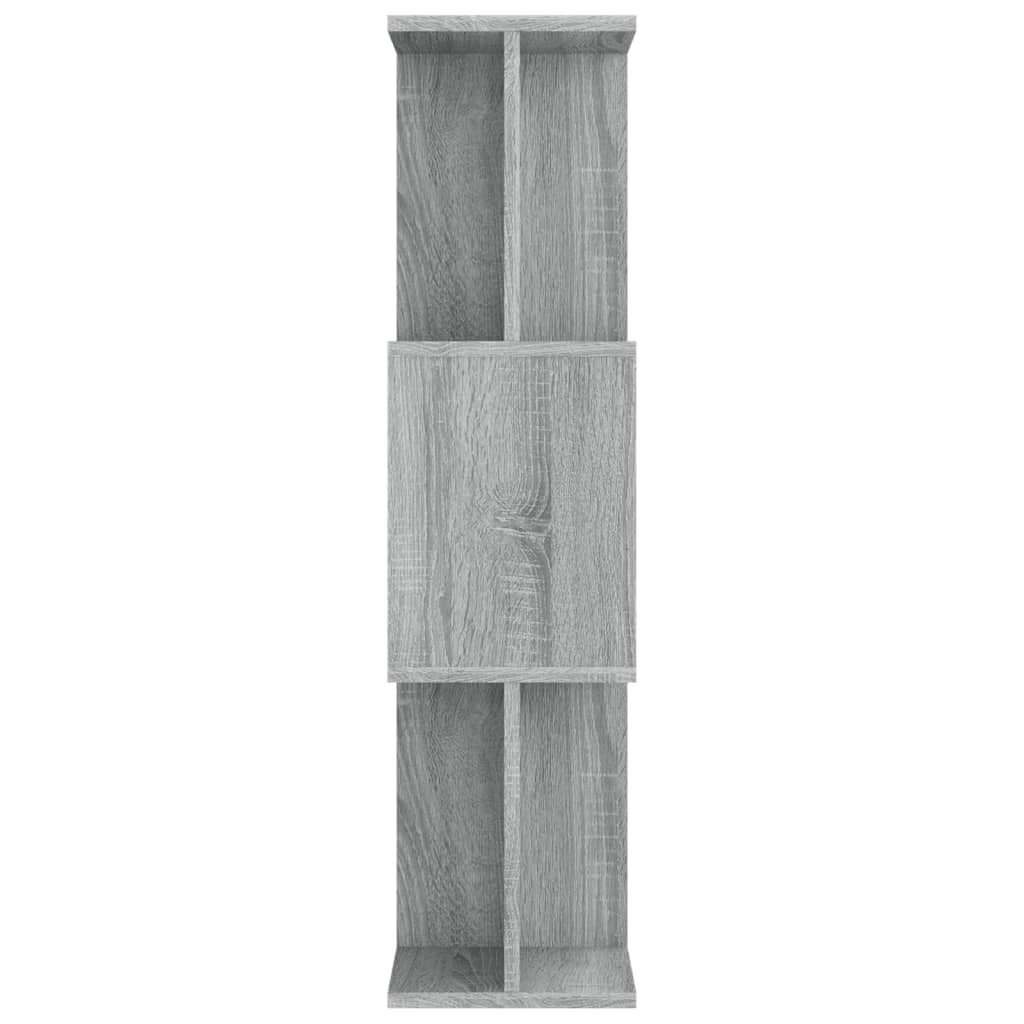 Bibliothèque/Cloison Sonoma gris 80x24x96 cm Bois d'ingénierie