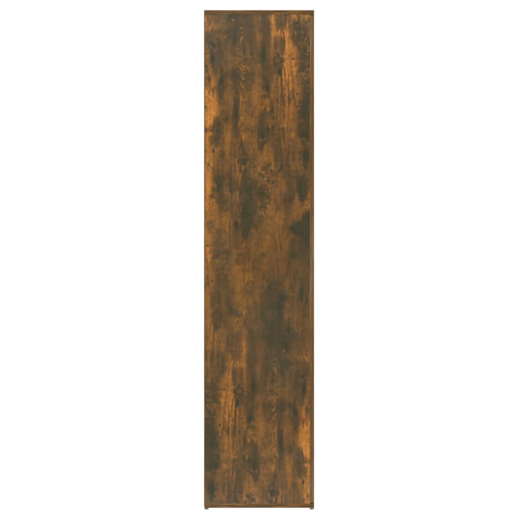 Armoire à chaussures Chêne fumé 80x39x178 cm Bois d'ingénierie