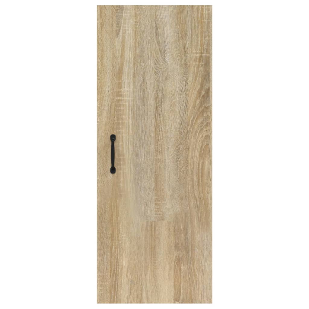 Armoire suspendue Chêne Sonoma 34,5x34x90 cm Bois d'ingénierie