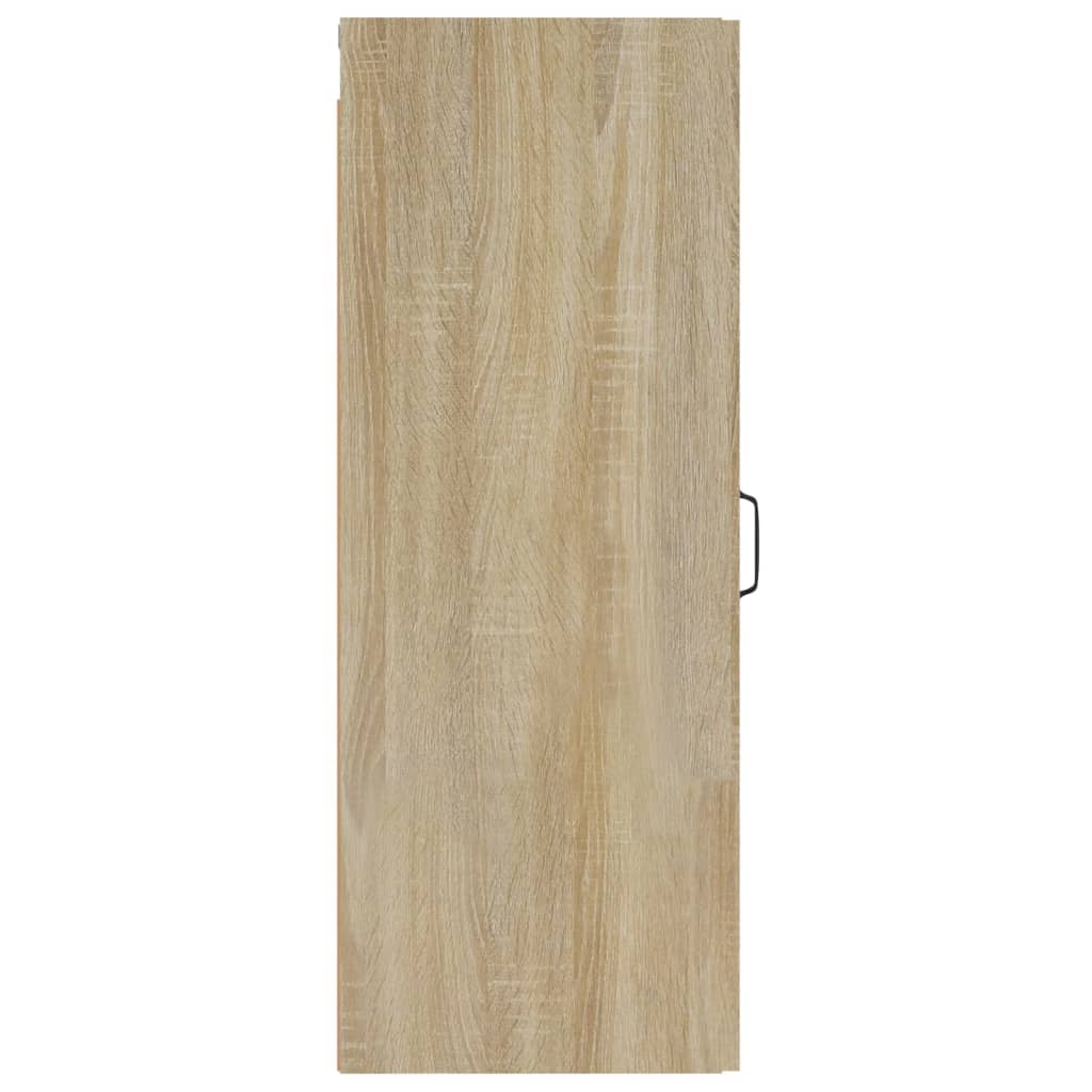 Armoire suspendue Chêne Sonoma 34,5x34x90 cm Bois d'ingénierie