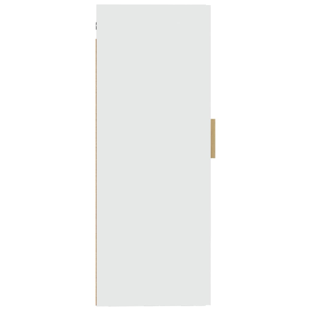 Armoire murale Blanc 35x34x90 cm Bois d'ingénierie