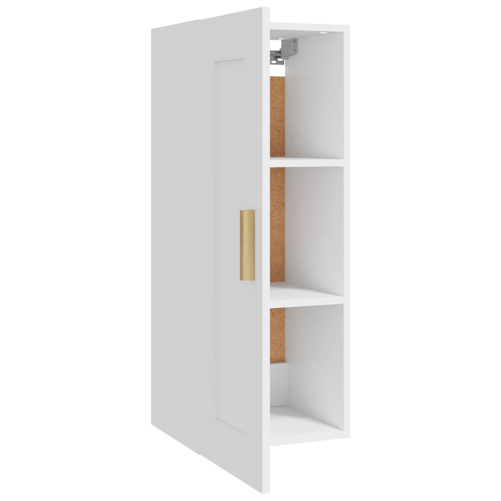 Armoire murale Blanc 35x34x90 cm Bois d'ingénierie