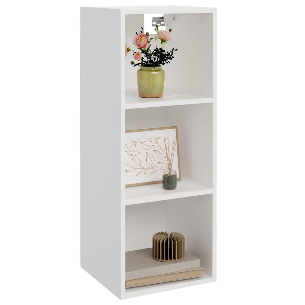 Armoire murale Blanc 34,5x32,5x90 cm Bois d'ingénierie