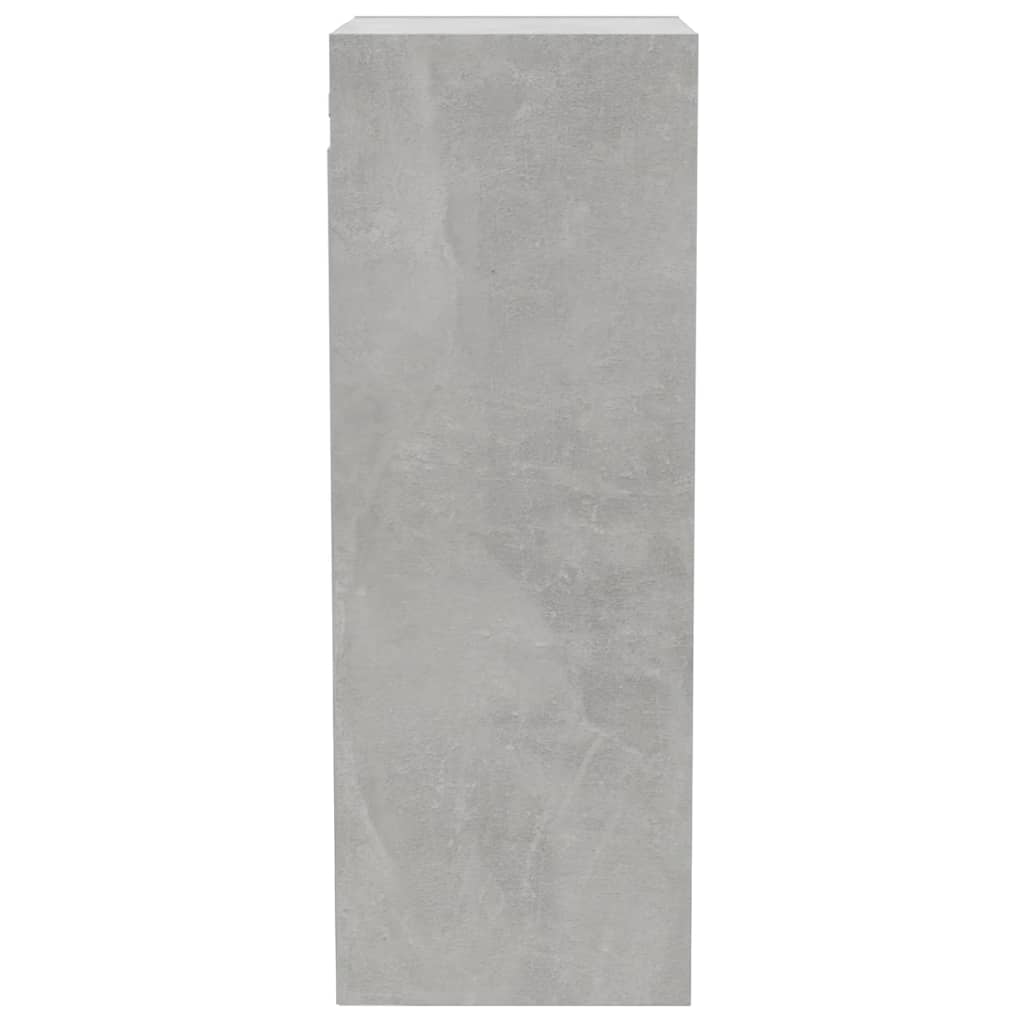 Armoire murale Gris béton 34,5x32,5x90 cm Bois d'ingénierie