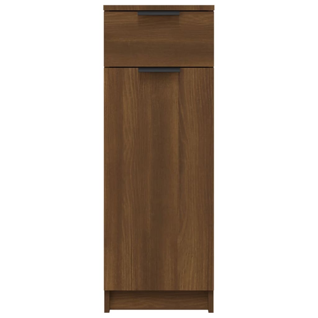 Armoire de bain Chêne marron 32x34x90 cm Bois d'ingénierie