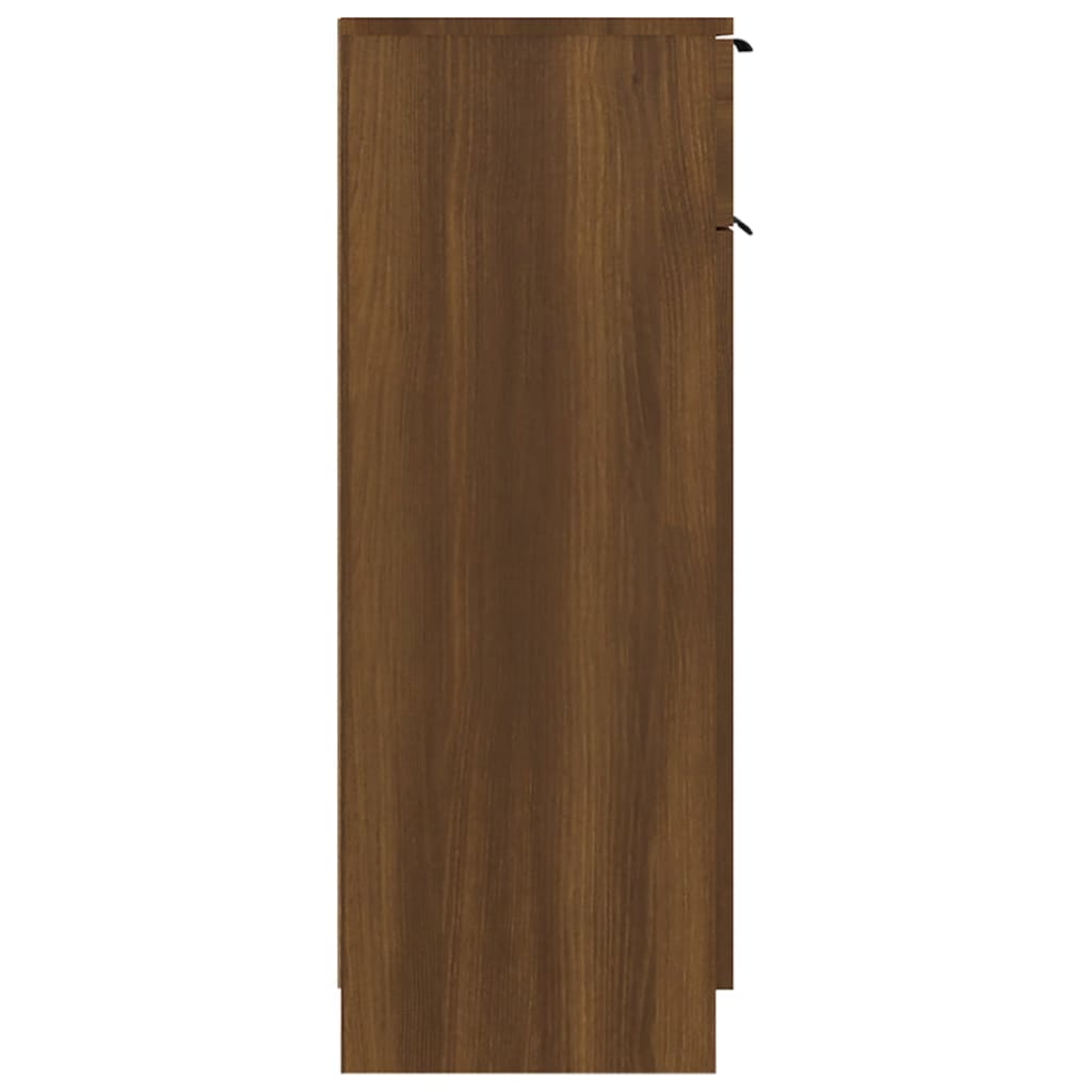 Armoire de bain Chêne marron 32x34x90 cm Bois d'ingénierie