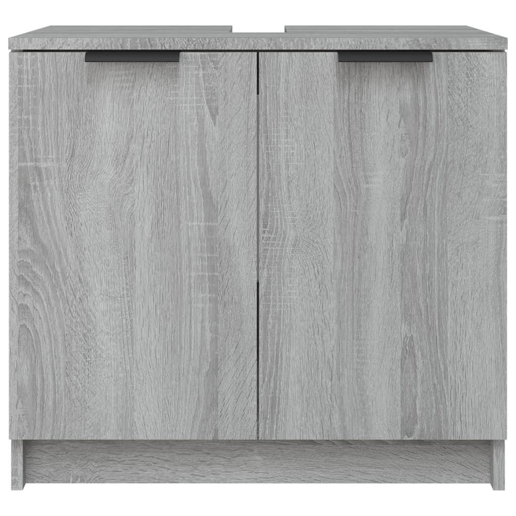 Armoire de bain Sonoma gris 64,5x33,5x59 cm Bois d'ingénierie
