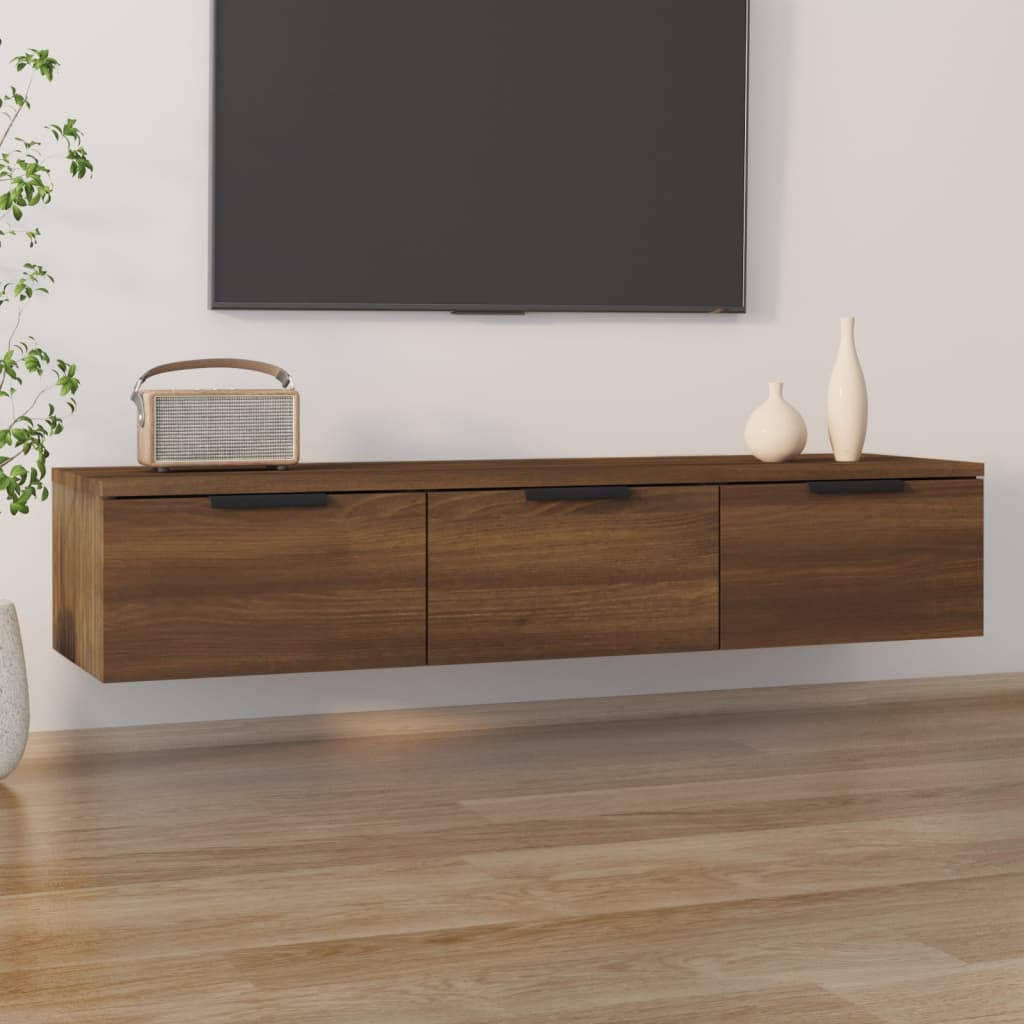 Armoire murale Chêne marron 102x30x20 cm Bois d'ingénierie