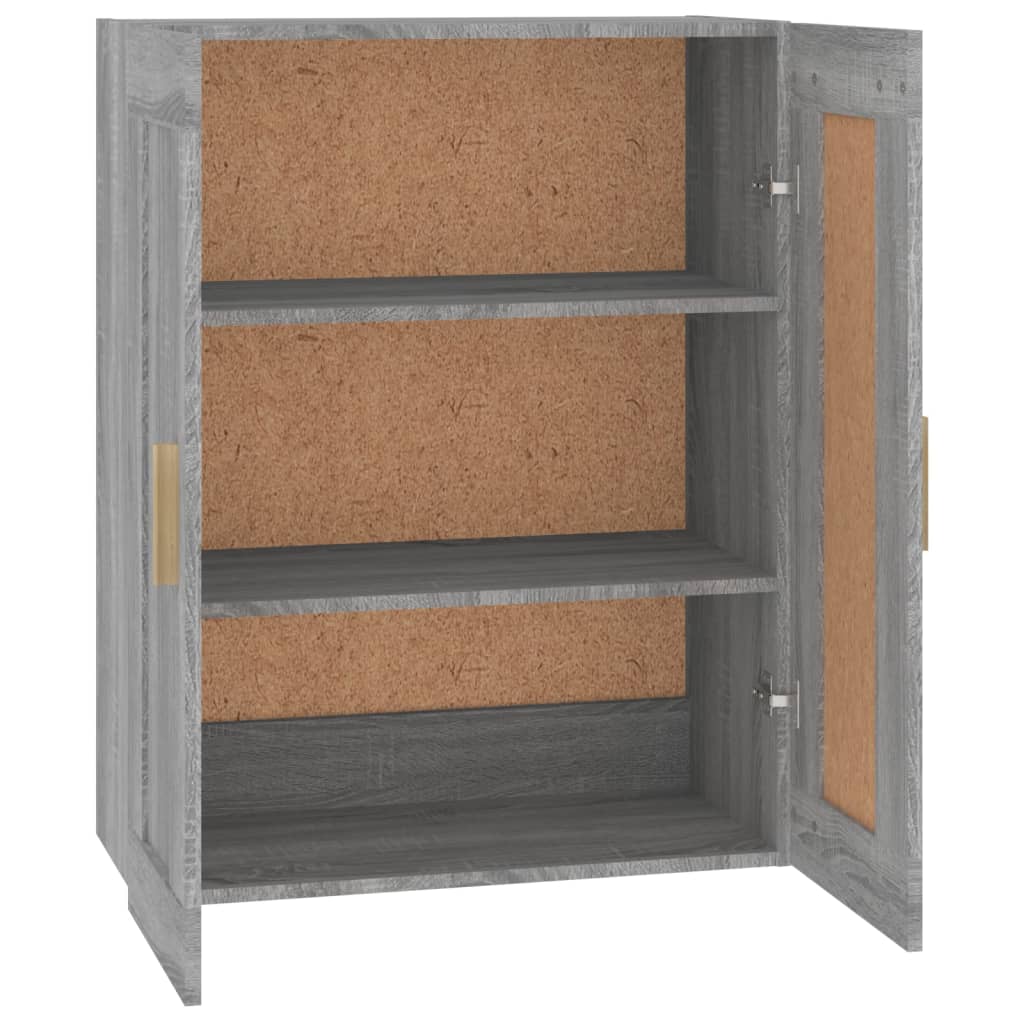 Armoire murale Sonoma gris 69,5x32,5x90 cm Bois d'ingénierie