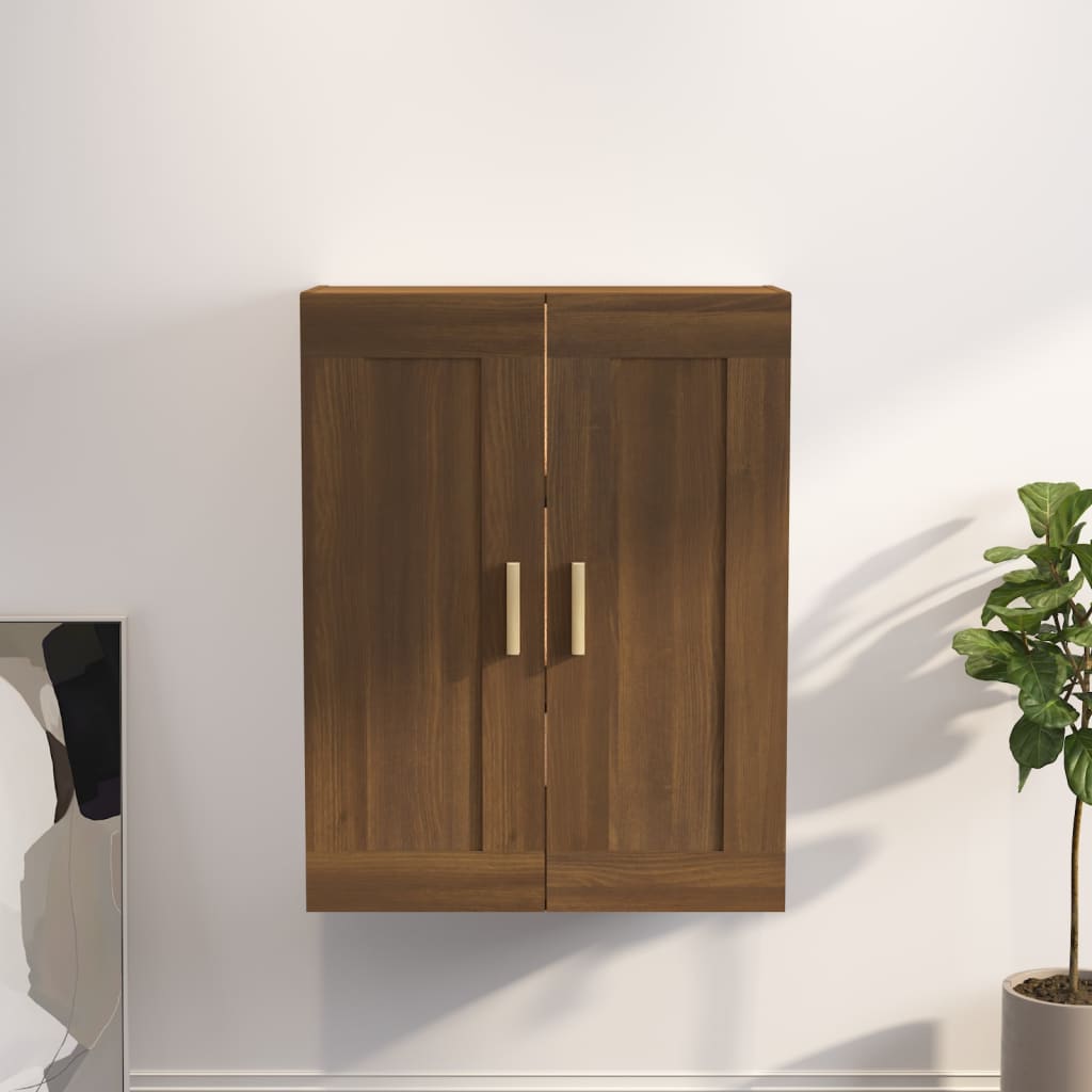 Armoire murale Chêne marron 69,5x32,5x90 cm Bois d'ingénierie