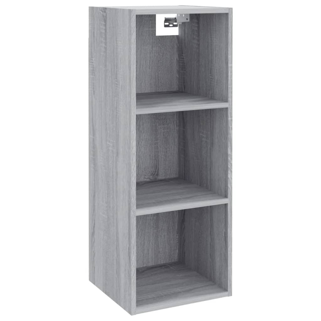 Armoire murale Sonoma gris 34,5x32,5x90 cm Bois d'ingénierie
