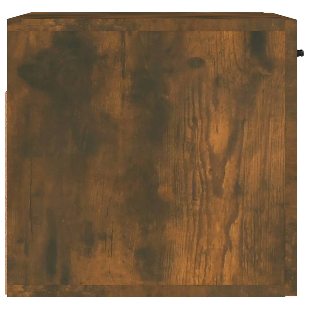 Armoire murale Chêne fumé 80x35x36,5 cm Bois d'ingénierie