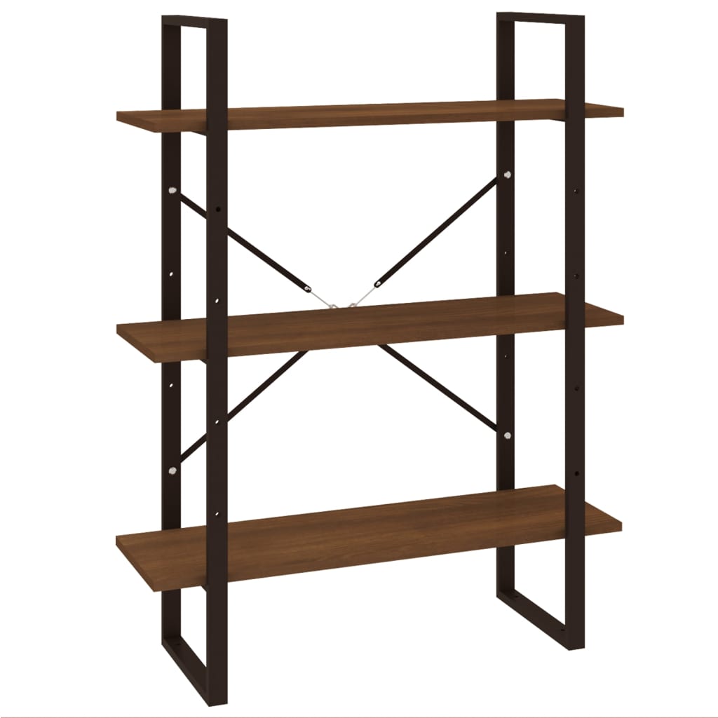 Bibliothèque Chêne marron 80x30x105 cm Bois d'ingénierie