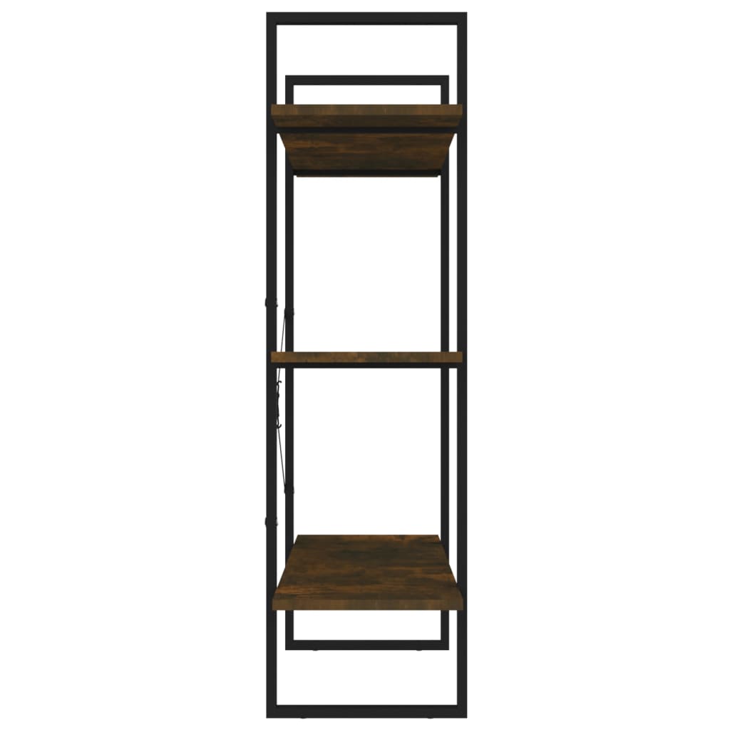 Bibliothèque Chêne fumé 100x30x105 cm Bois d'ingénierie