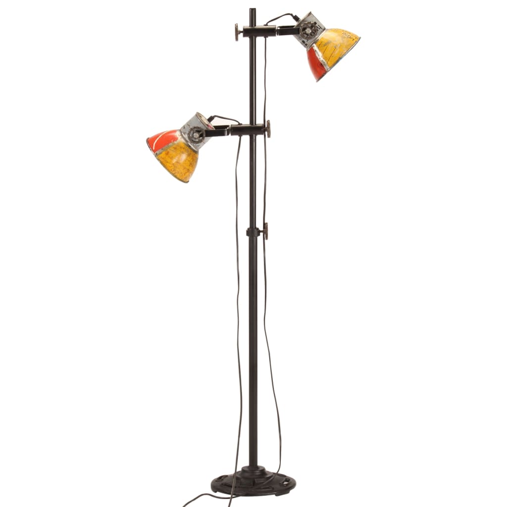 Lampadaire avec 2 abat-jour Multicolore E27