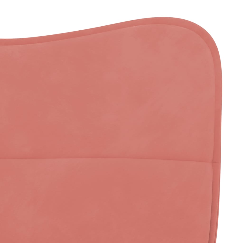 Chaises de salle à manger 2 pcs Rose Velours