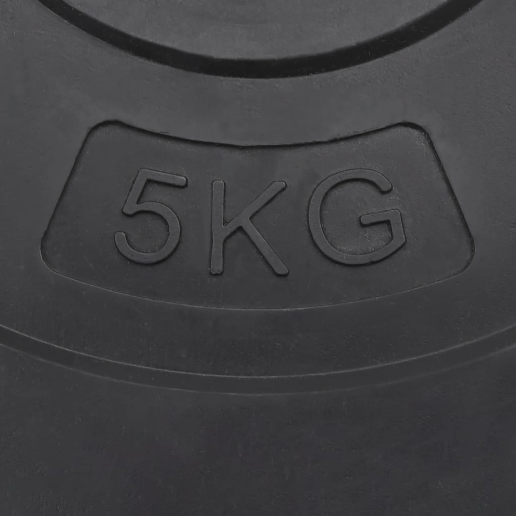 Plaques de poids 4 pcs 30 kg Béton