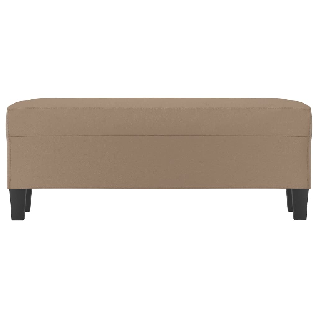 Banc Cappuccino 100x35x41 cm Similicuir