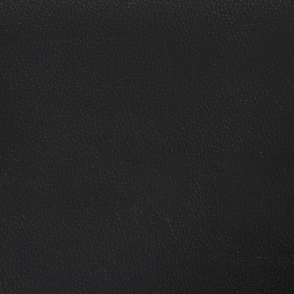 Fauteuil de massage inclinable de bureau Noir Similicuir