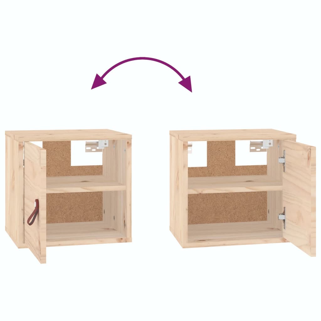 Armoire murale 31,5x30x30 cm Bois de pin massif