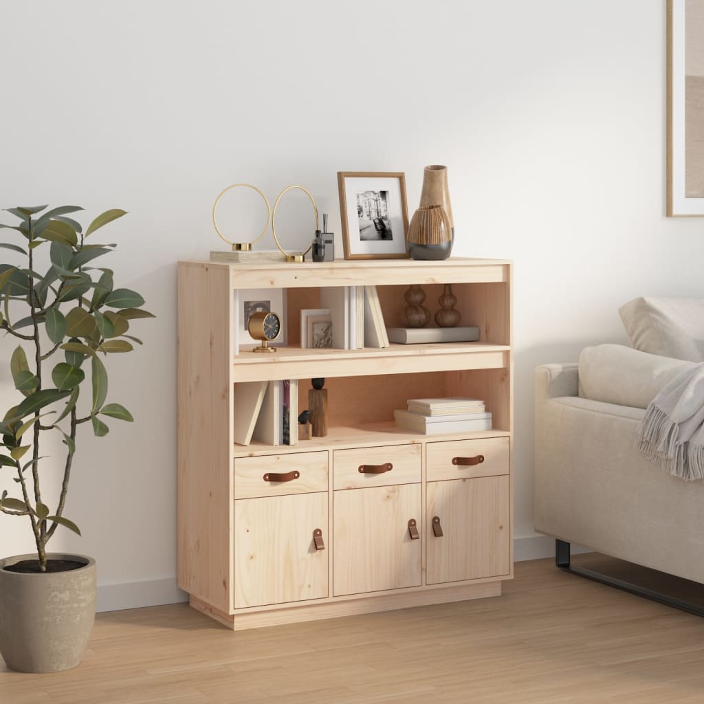 Buffet haut 100x40x108,5 cm Bois massif de pin