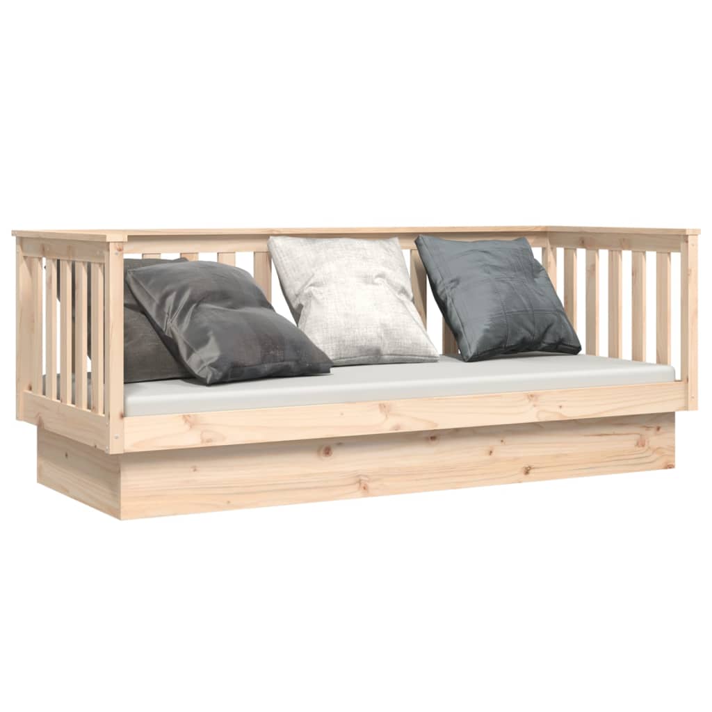 Lit de jour 90x190 cm Bois de pin massif