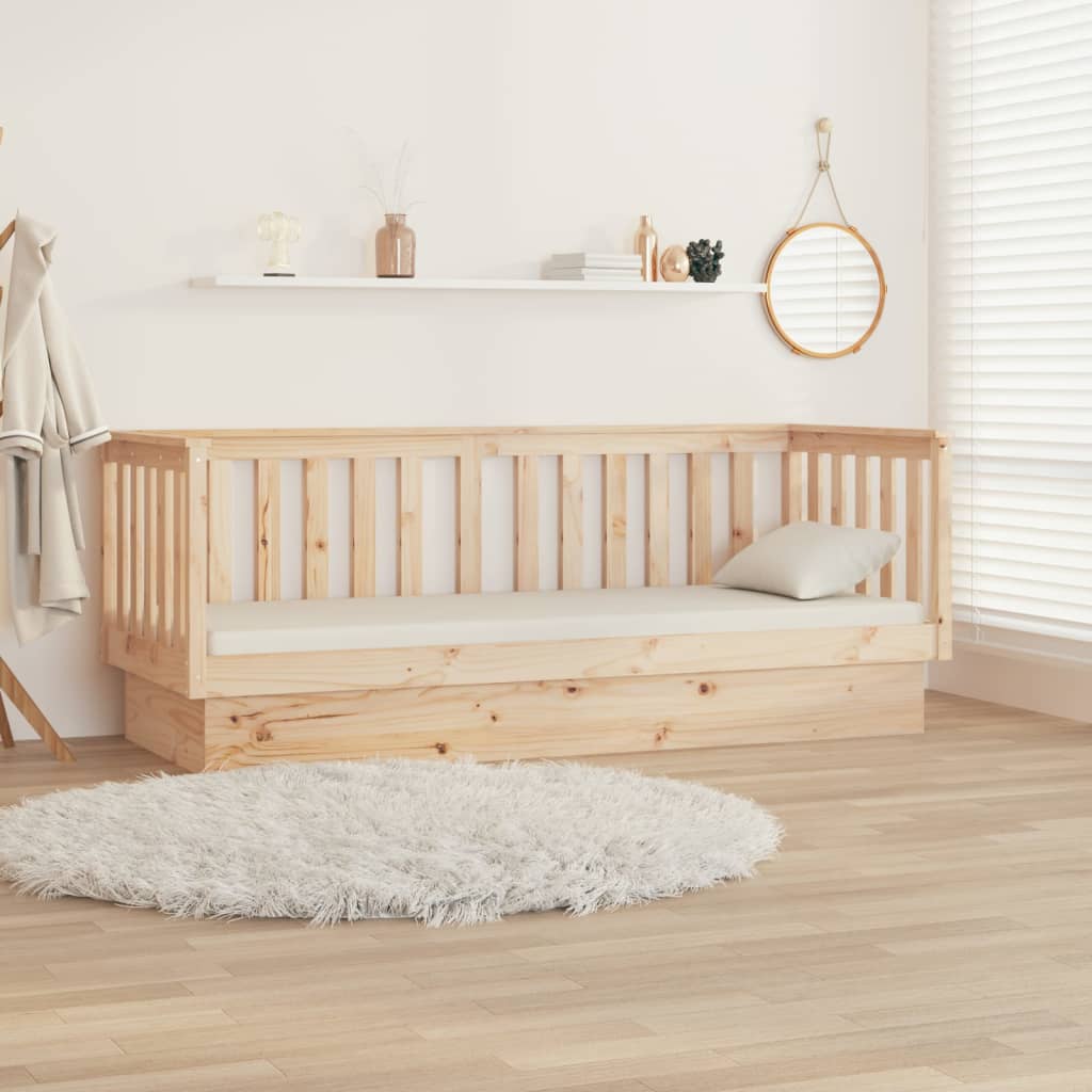 Lit de jour 90x190 cm Bois de pin massif