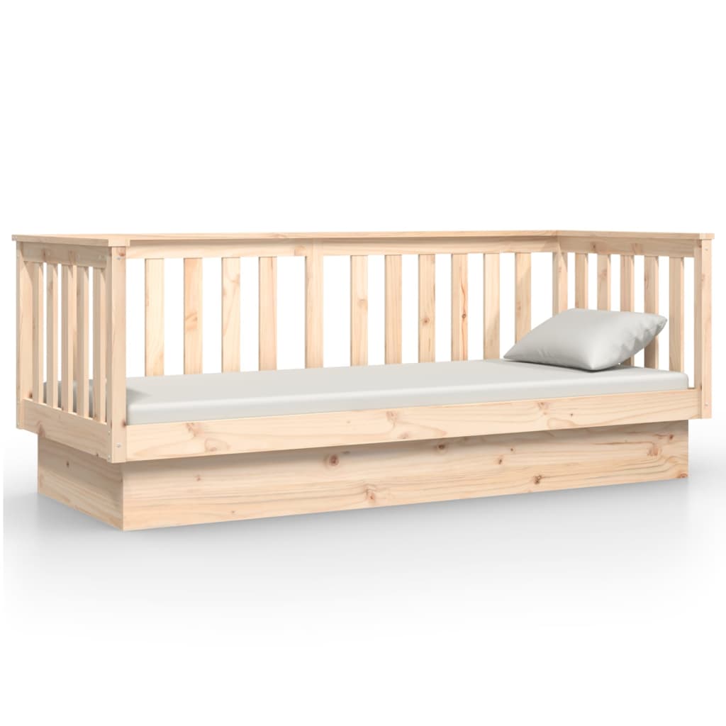Lit de jour 90x190 cm Bois de pin massif