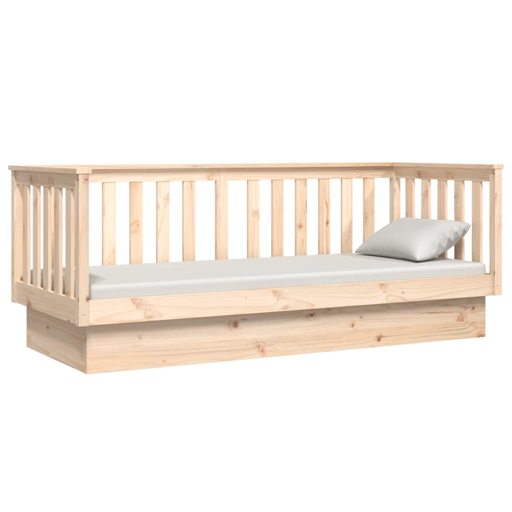 Lit de jour 90x190 cm Bois de pin massif