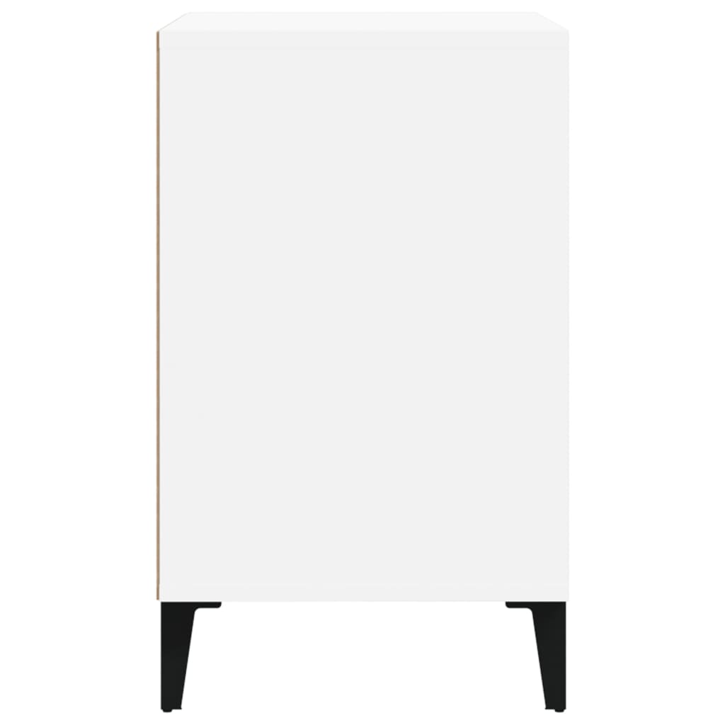 Armoire à chaussure Blanc brillant 102x36x60 cm Bois ingénierie