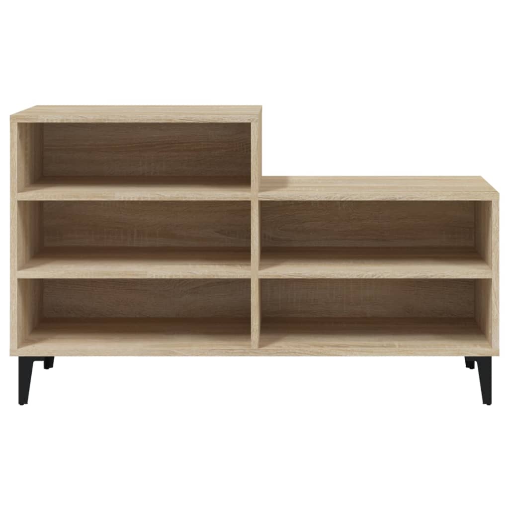 Armoire à chaussures Chêne sonoma 102x36x60cm Bois d'ingénierie