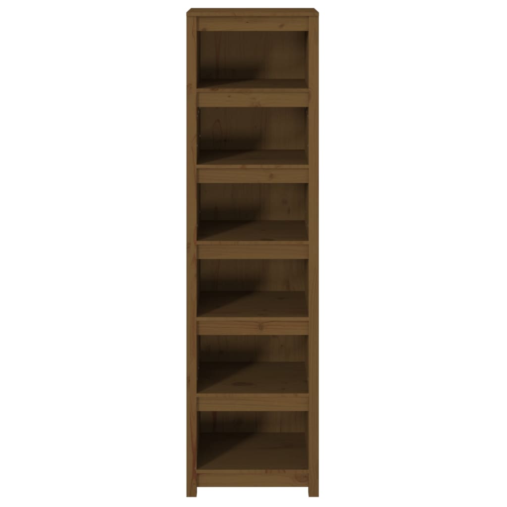 Bibliothèque Marron miel 50x35x183 cm Bois de pin massif