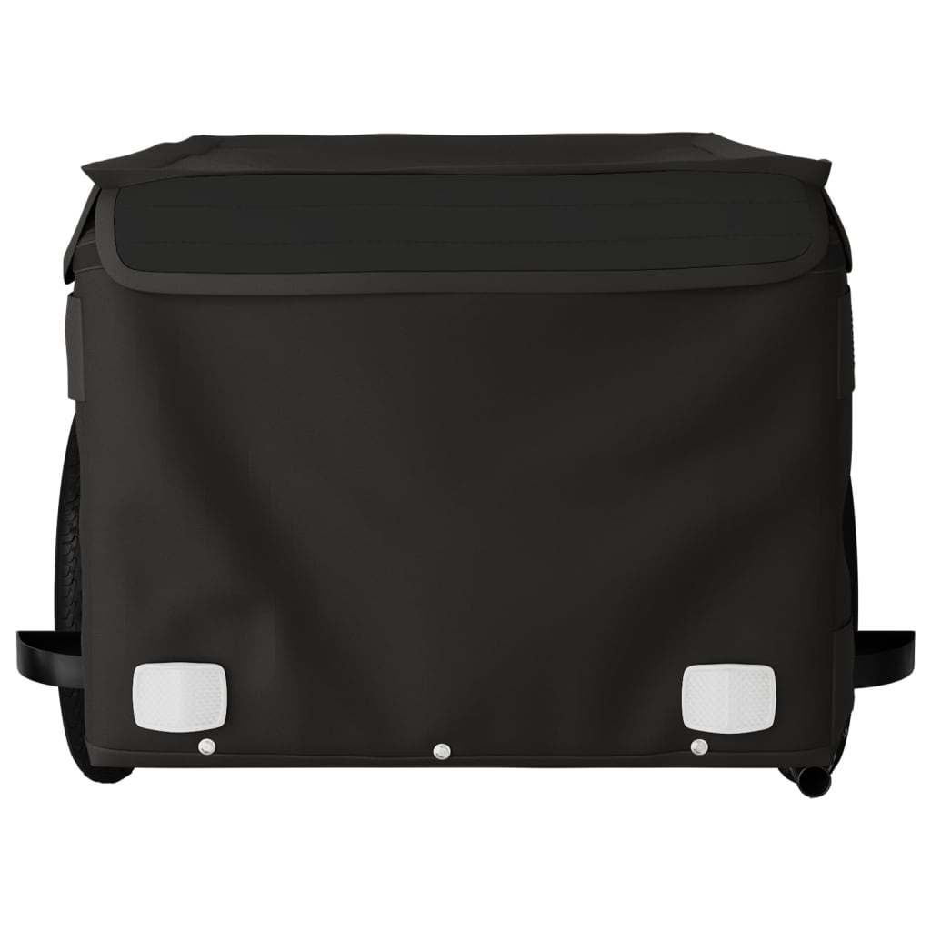 Remorque pour vélo noir 30 kg fer