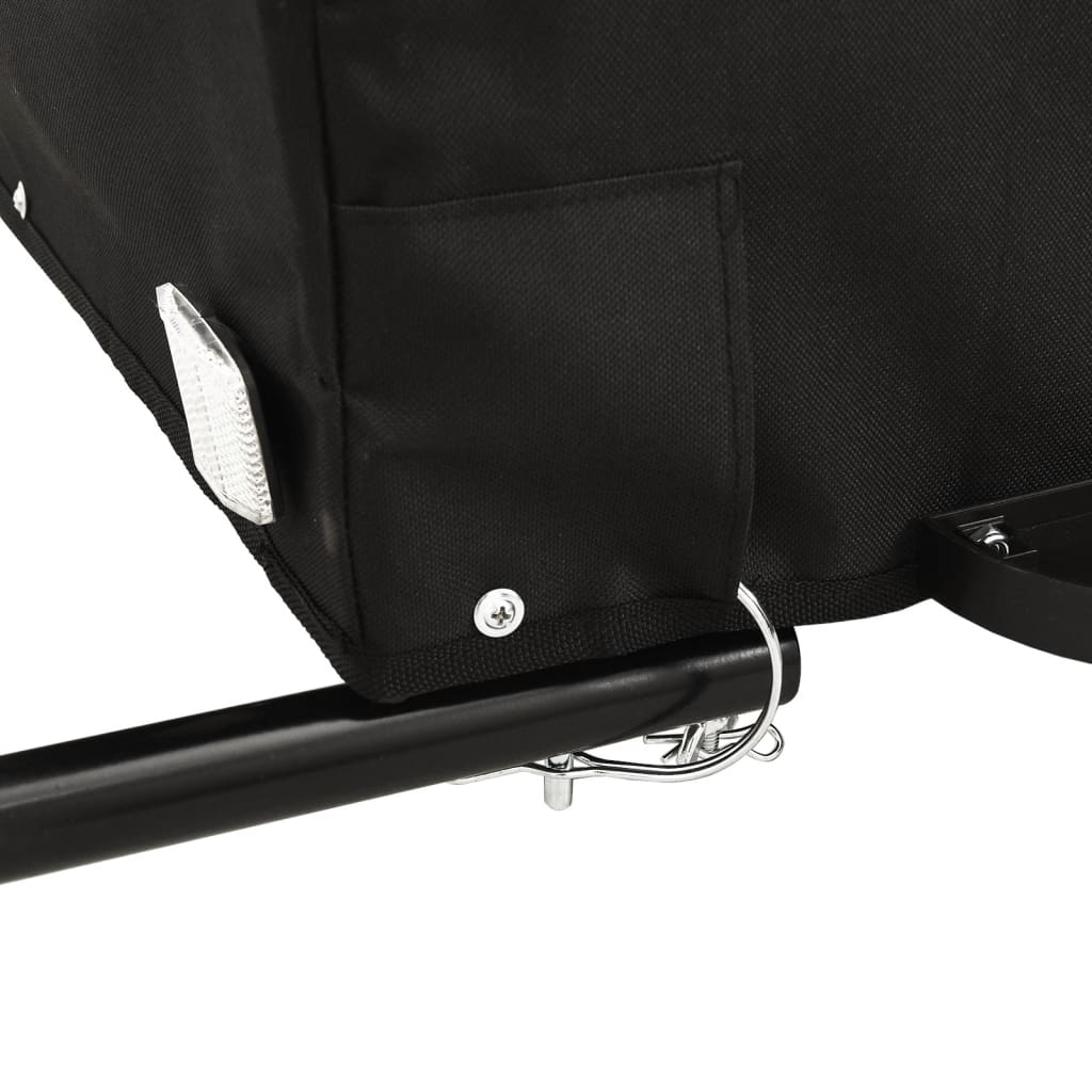 Remorque pour vélo noir 30 kg fer