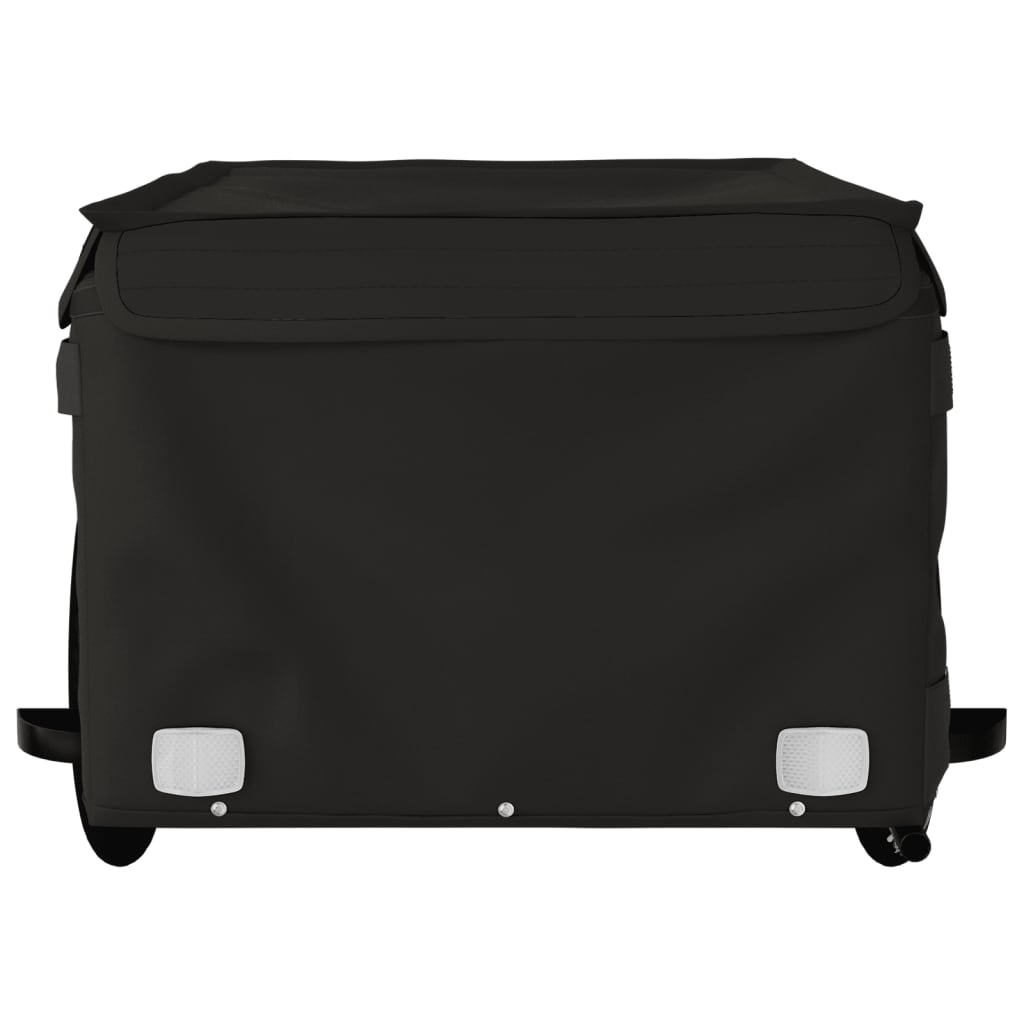 Remorque pour vélo noir 45 kg fer
