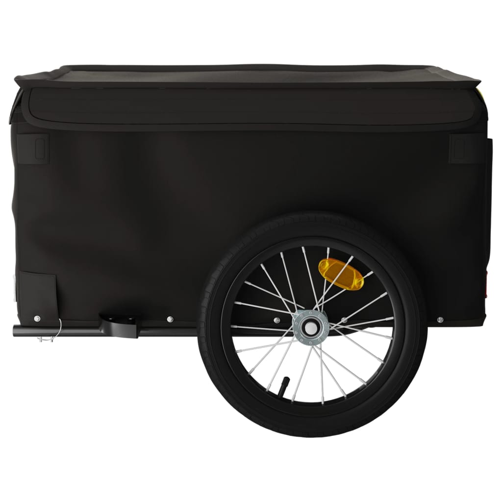 Remorque pour vélo noir 45 kg fer