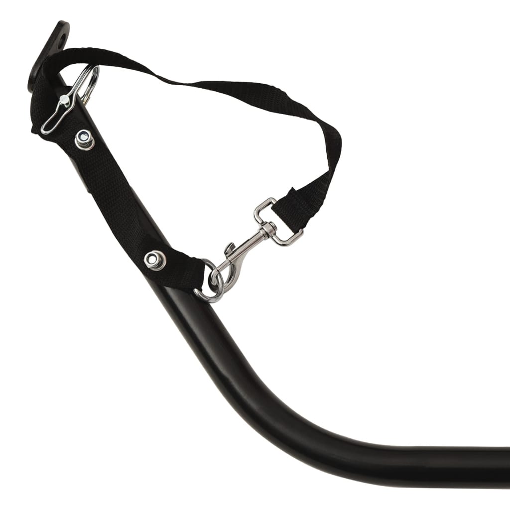Remorque pour vélo noir 45 kg fer