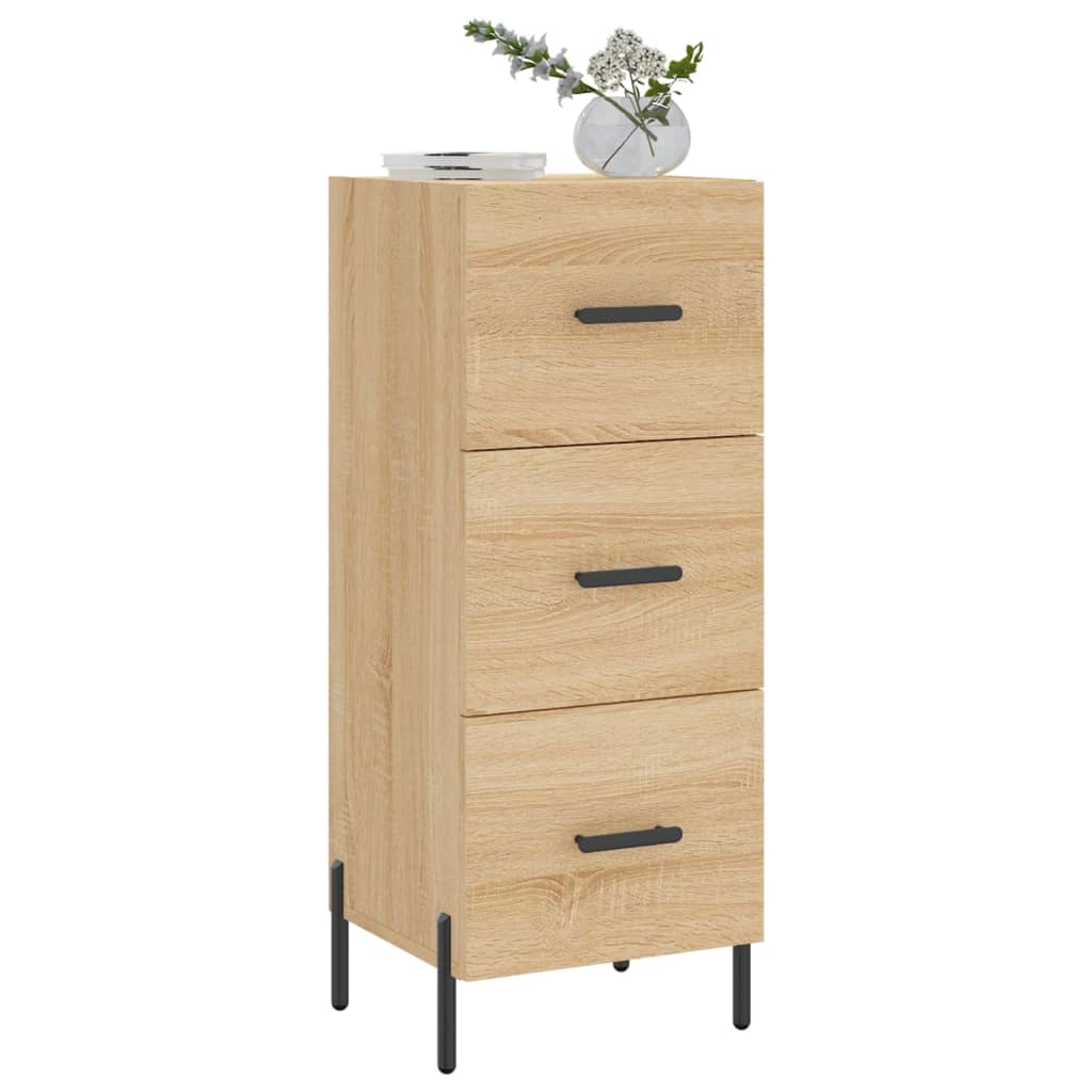 Buffet Chêne sonoma 34,5x34x90 cm Bois d'ingénierie