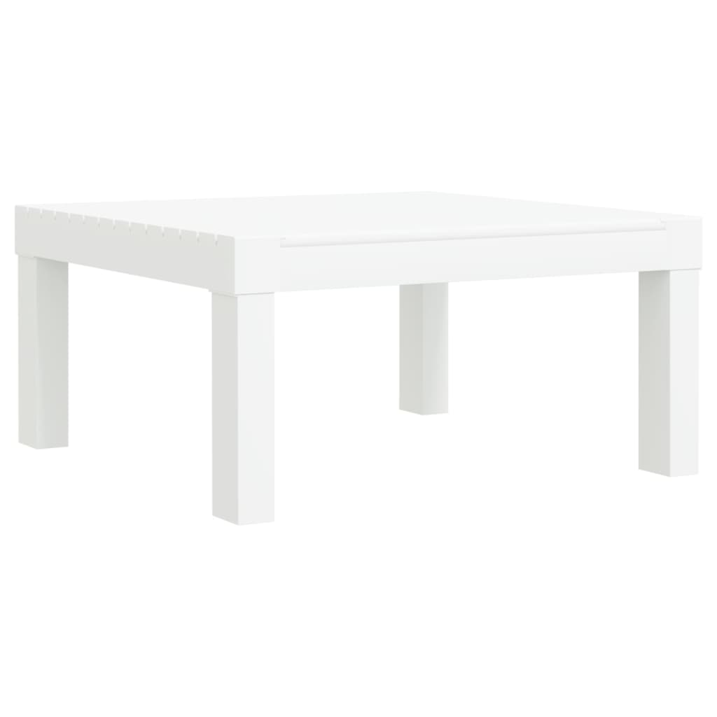 Chaise longue avec coussins blanc PP