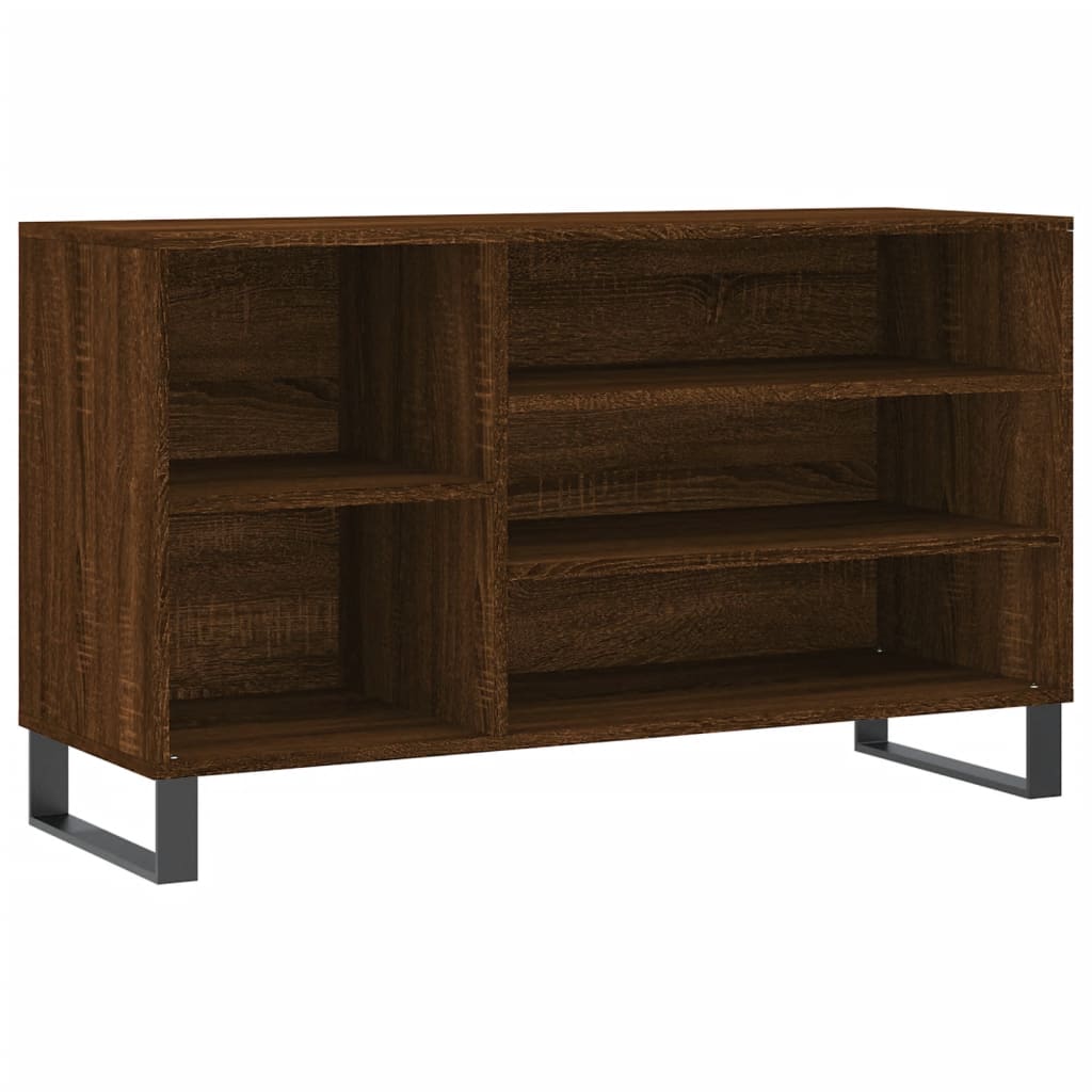 Armoire à chaussures Chêne marron 102x36x60cm Bois d'ingénierie