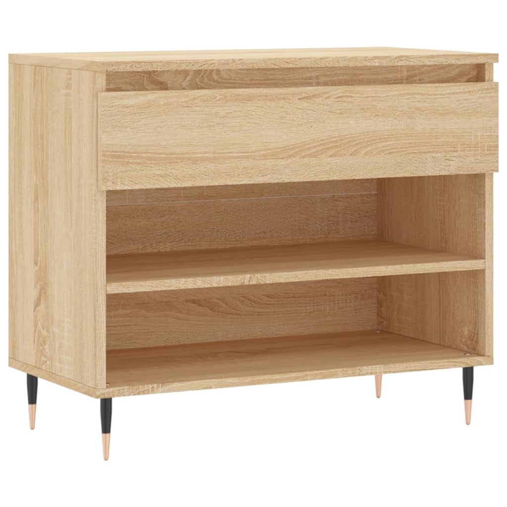 Armoire à chaussures Chêne sonoma 70x36x60 cm Bois d'ingénierie