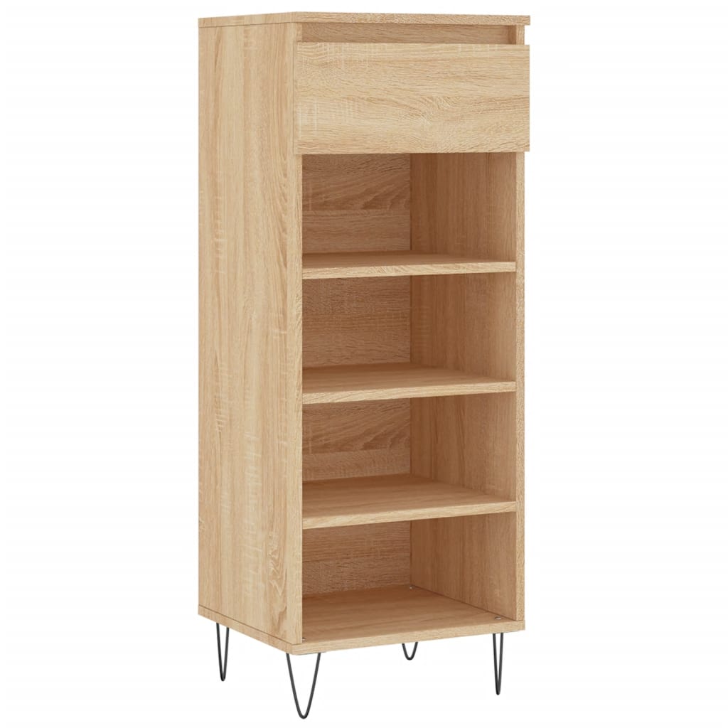 Armoire à chaussures Chêne sonoma 40x36x105cm Bois d'ingénierie