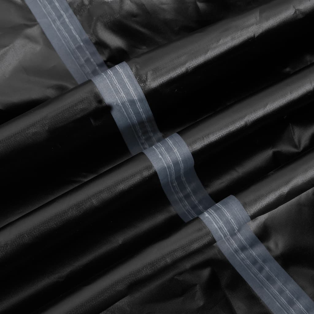 Housse de balançoire de jardin noir 220x150x150 cm oxford 420D