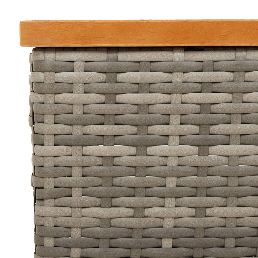 Couvercle de base de parasol gris 70x70x25 cm